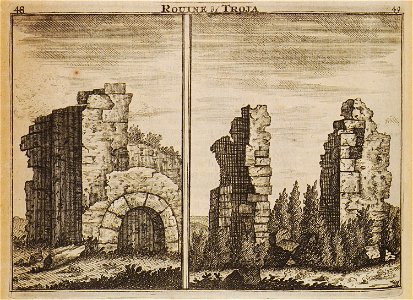Rouine di Troja (2) - Bruyn Cornelis De - 1714