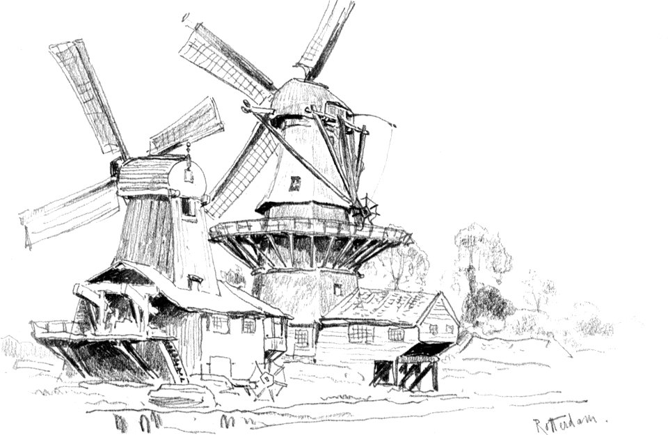 Rotterdam Windmühlen 01