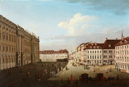 Rosenberg Ansicht des Schlossplatzes