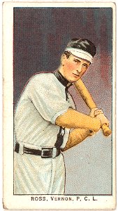 Ross, Vernon Team, baseball card portrait LCCN2007685589