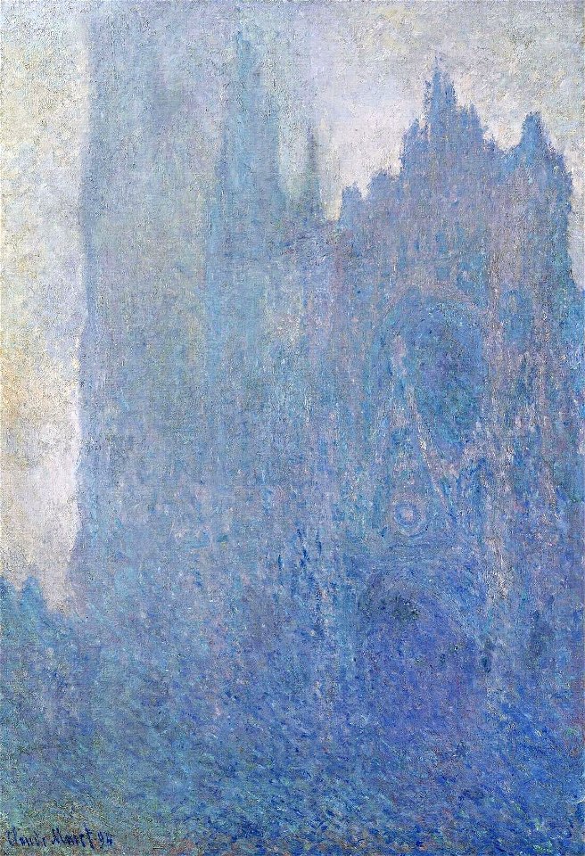 Rouen-cathedral-fog W1349