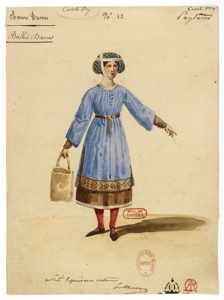 Rossini - Le comte Ory - Hippolyte Lecomte - Paris 1828 - 13. Paysanne. Choeurs dames et ballets dames