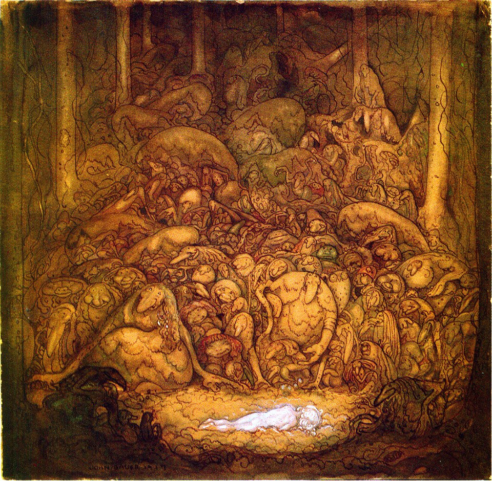 Rottrollen - John Bauer 1917