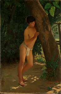 Christian Meyer Ross - The Lizard-Slayer - NG.M.00646 - National Museum of Art, Architecture and Design