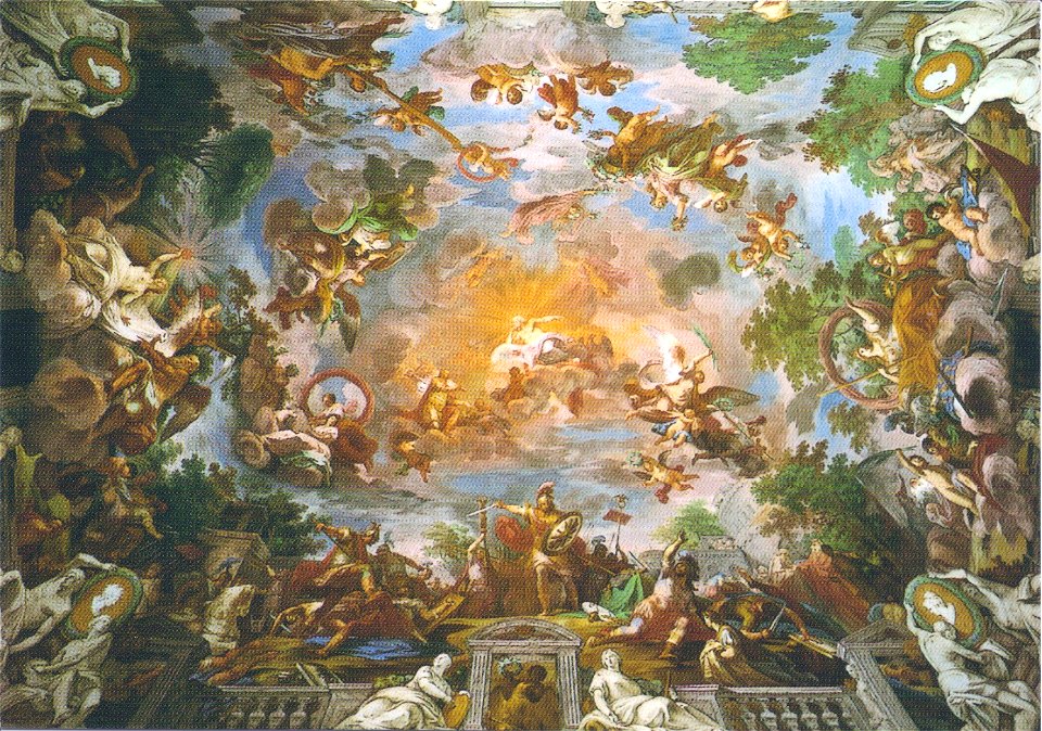 Rossi, Mariano - Romolo accolto da Giove nell'Olimpo - 18th c