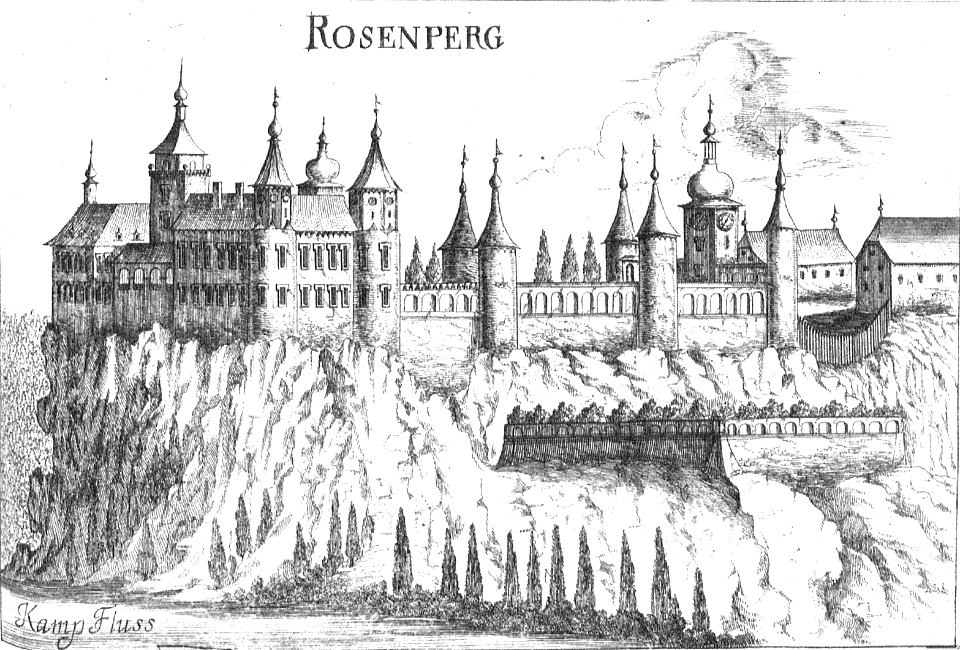 Rosenburg Niederoesterreich Vischer 1672