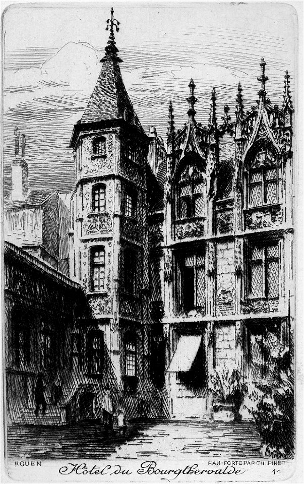 Rouen n° 11 Hôtel du Bourtheroulde