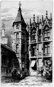 Rouen n° 11 Hôtel du Bourtheroulde