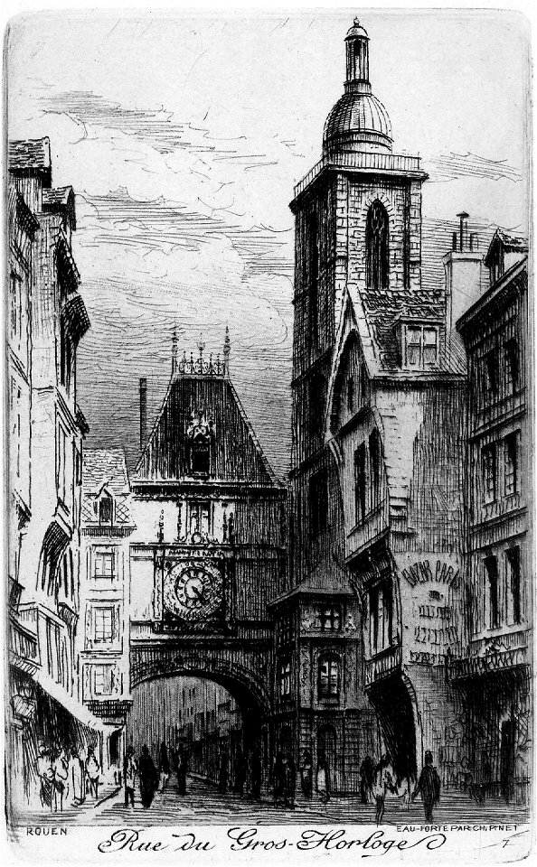Rouen n° 7 Rue du Gros Horloge