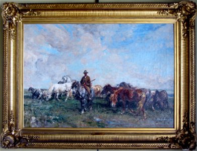 Rousseau, Henri Emilien - Caballos en la Comargue -1919 ost MMBAV fRF01