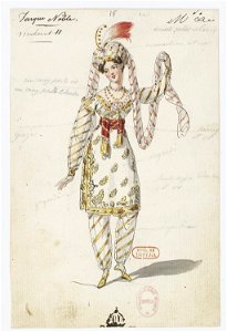 Rossini - Le siège de Corinthe - Hippolyte Lecomte - Paris 1826 - 15. Turque noble, Mmes Anatole, Noblet et Lacroix