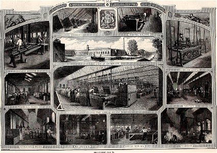 Royal Small Arms Factory in Enfield - ILN 1861