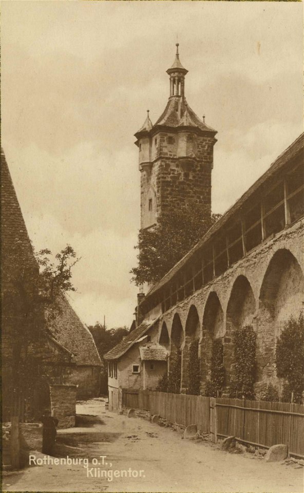Rothenburg ob der Tauber Postkarte 010