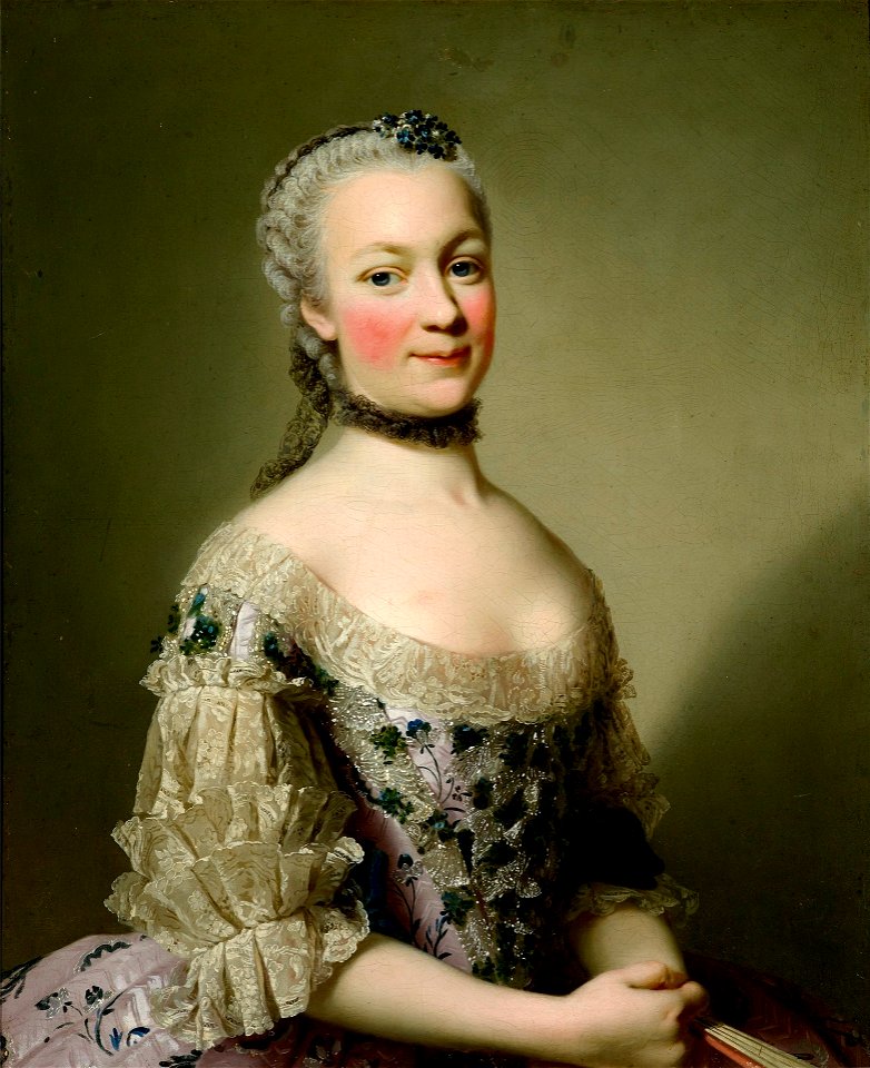 Roslin, Aleksander. Portret Katarzyny z Zamoyskich Mniszchowej