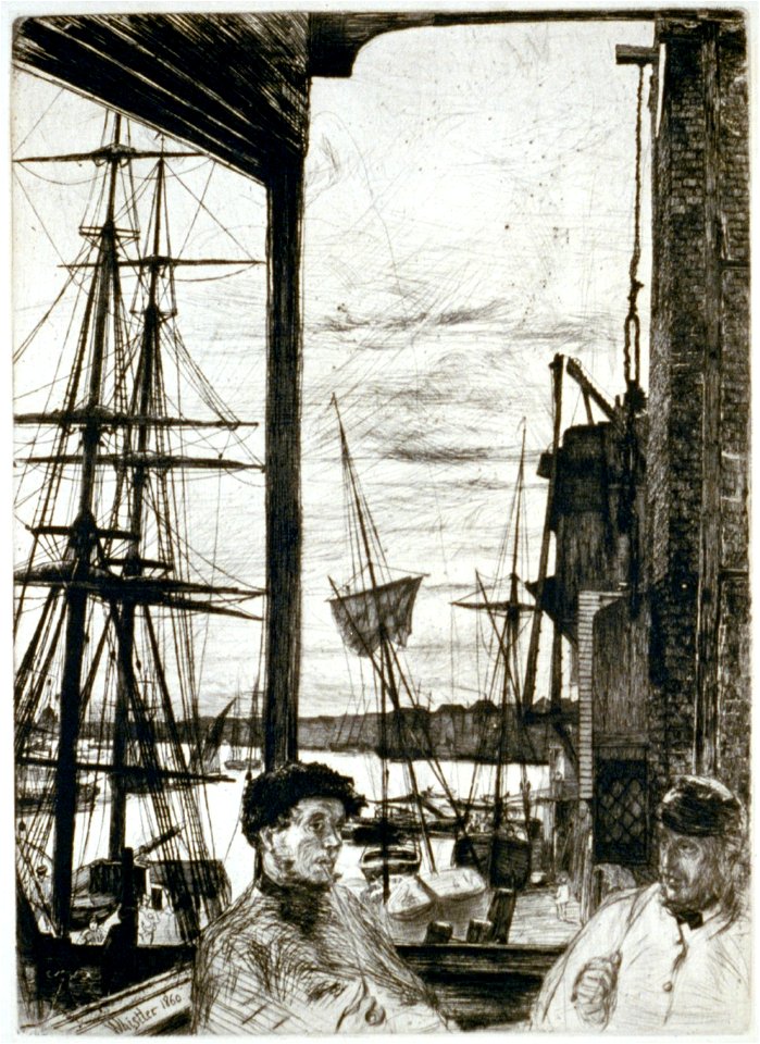 Rotherhithe) - Whistler 1860 LCCN98504237