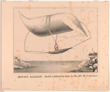 Rotary balloon, model exhibited in Class X, no. 137, by J. Luntley LCCN2003680866