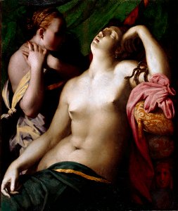 Rosso fiorentino, morte di cleopatra