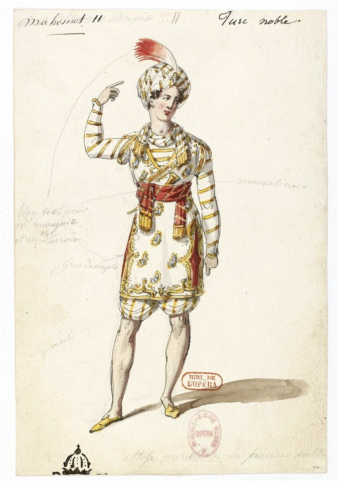 Rossini - Le siège de Corinthe - Hippolyte Lecomte - Paris 1826 - 11. Turc noble