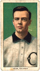 Ross Helm, Columbus Team, baseball card portrait LCCN2008676933