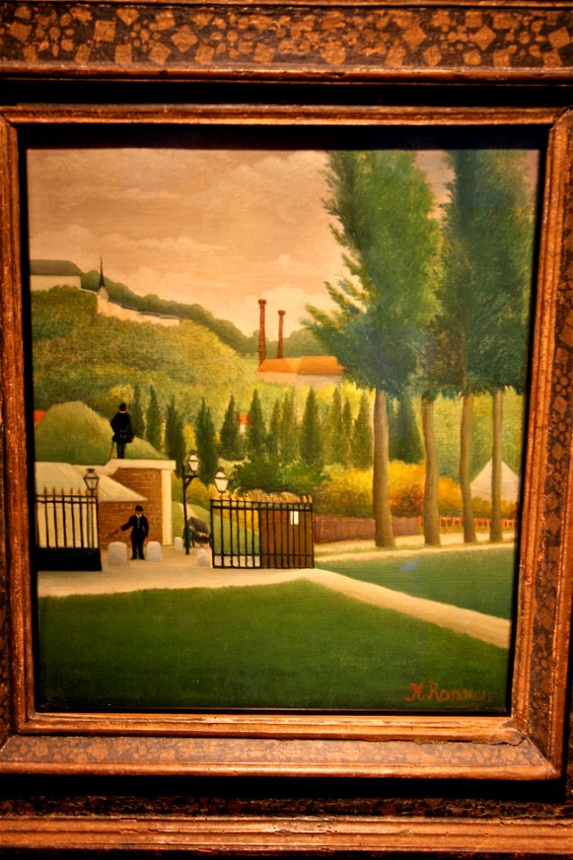 Rousseau, The Toll-Gate, Courtauld Gallery 1