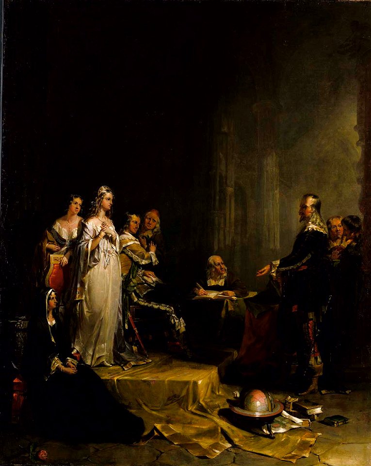 Peter Frederick Rothermel - Columbus before the Queen - 1976.119 - Smithsonian American Art Museum