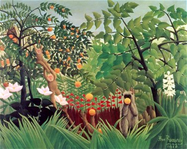 Rousseau, Exotic Landscape (1910)