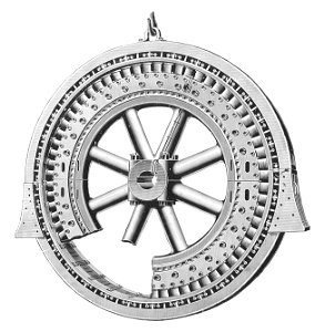 Rotating field armature of fly-wheel alternator (Rankin Kennedy, Electrical Installations, Vol III, 1903)