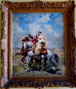 Rousseau, Henri Emilien - Los guerreros arabes -1922 MMBAV fRF02 con marco