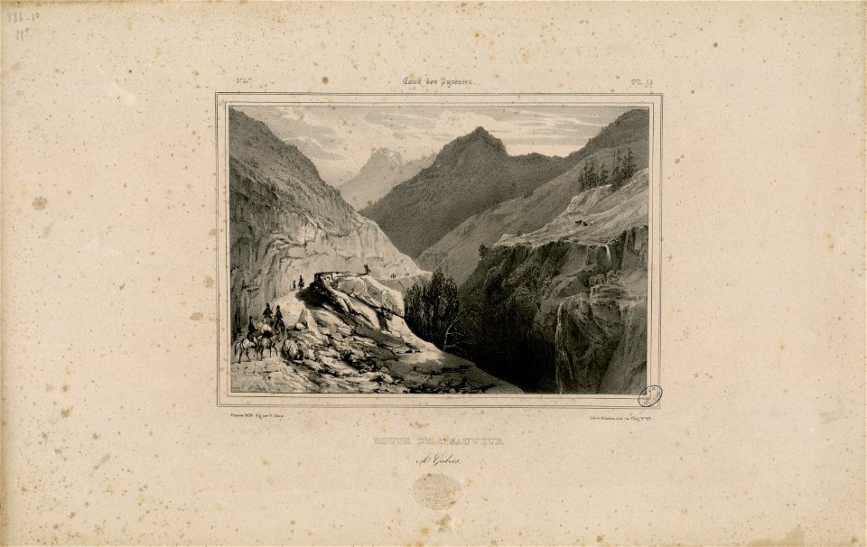 Route de St. Sauveur - A Gèdres - Fonds Ancely - B315556101 A MONTHELIER 1 2 014