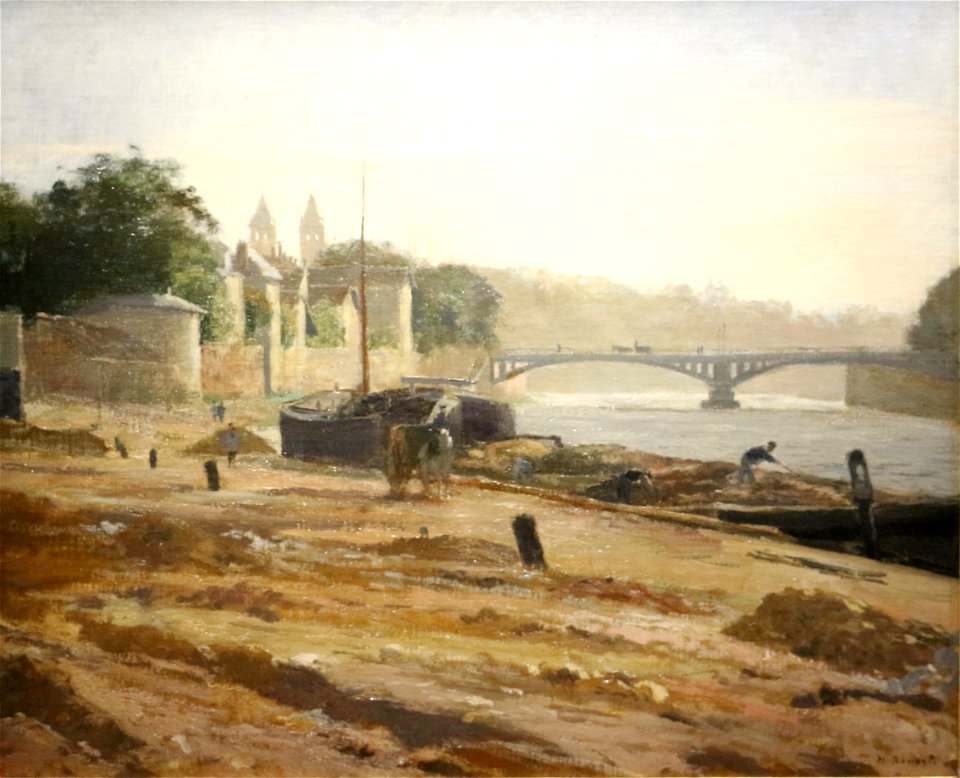 Rouart Le pont de Melun sans cadre