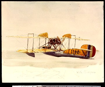 Royal Naval Air Service Seaplane 1198 (study) RMG PV1284