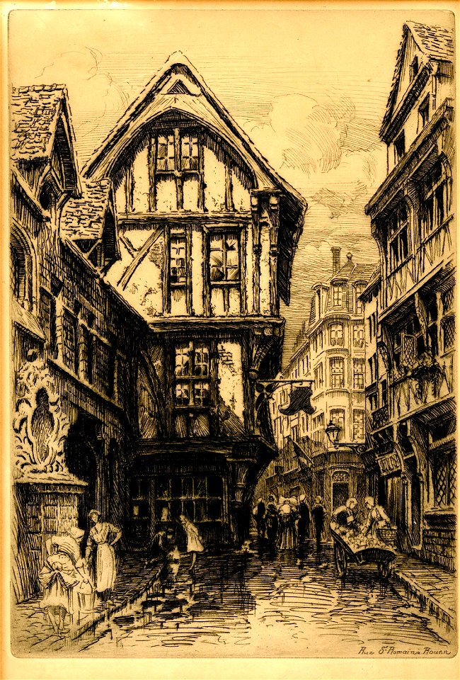 Rouen - rue Saint-Romain