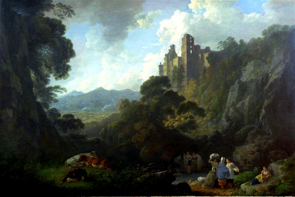 Rosslyn Castle, by Julius Caesar Ibbetson