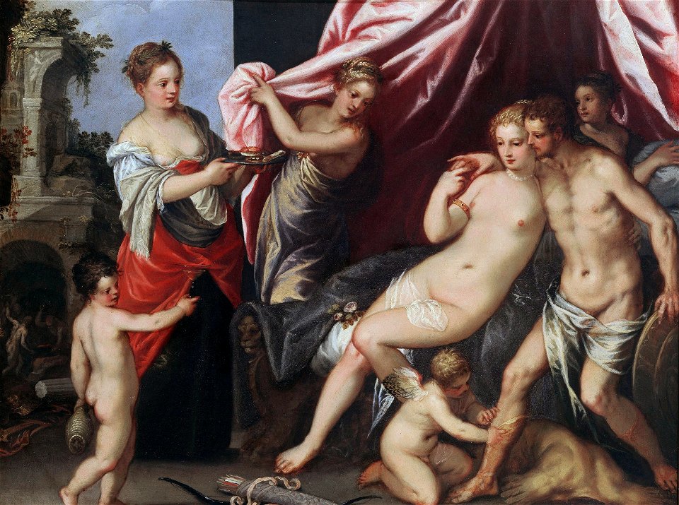 Hans Rottenhammer - Venus und Mars (Rijksmuseum)FXD