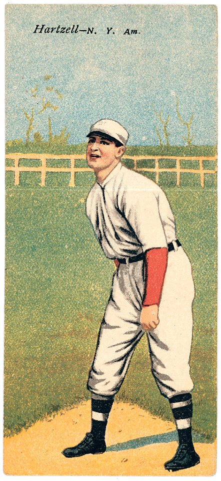Roy A. Hartzell-Walter Blair, New York Highlanders, baseball card portrait LCCN2007683888