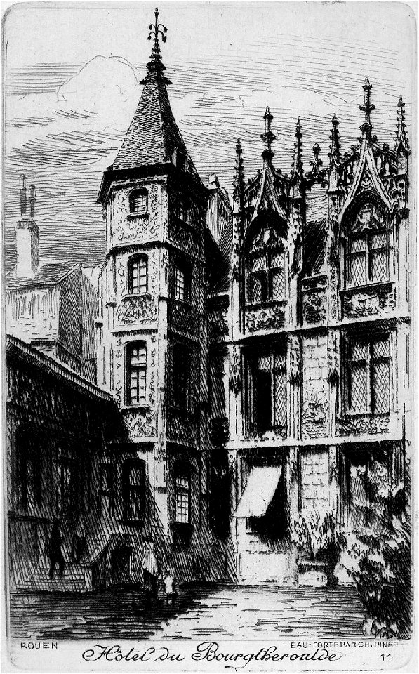 Rouen n° 11 Hôtel de Bourgtheroulde