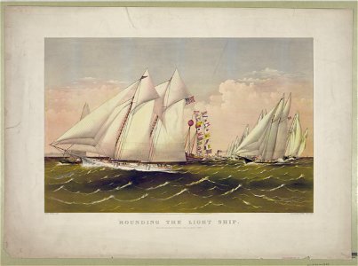 Rounding the light ship LCCN2001703957
