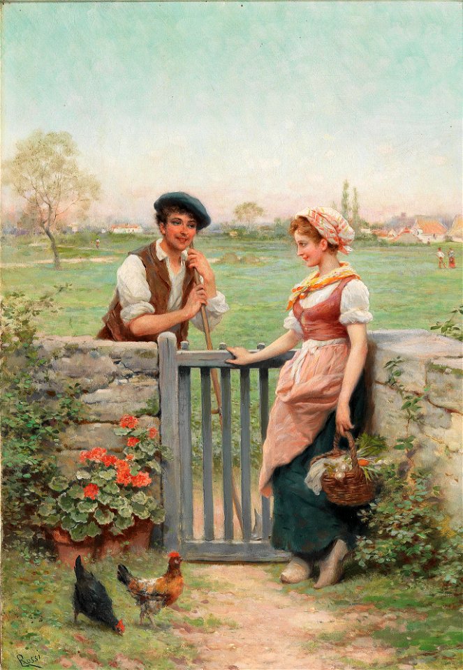 Lucius Rossi Geplänkel am Zaun