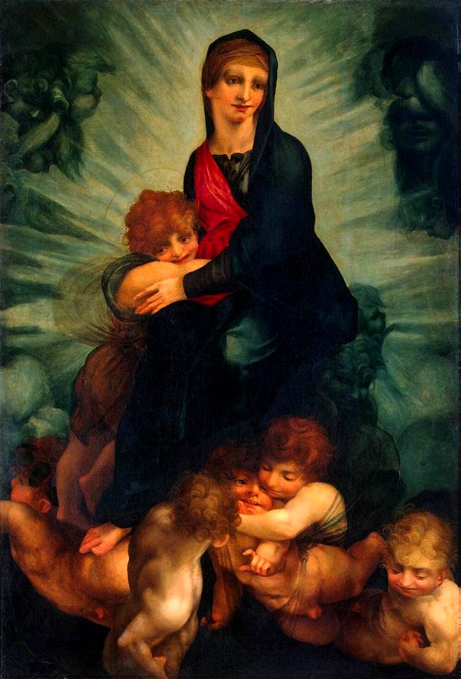 Rosso Fiorentino - Madonna and Child with Putti - WGA20113