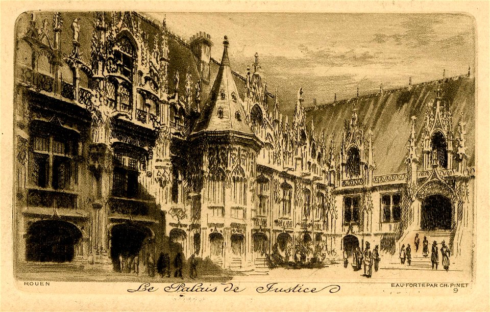 Rouen n° 9 Le Palais de Justice