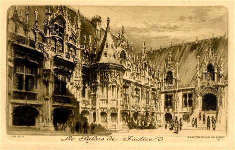 Rouen n° 9 Le Palais de Justice
