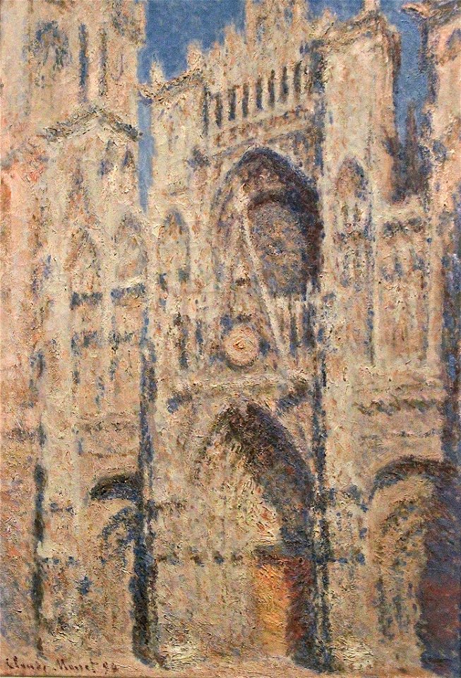 Rouen Cathedral- The Portal (Sunlight)