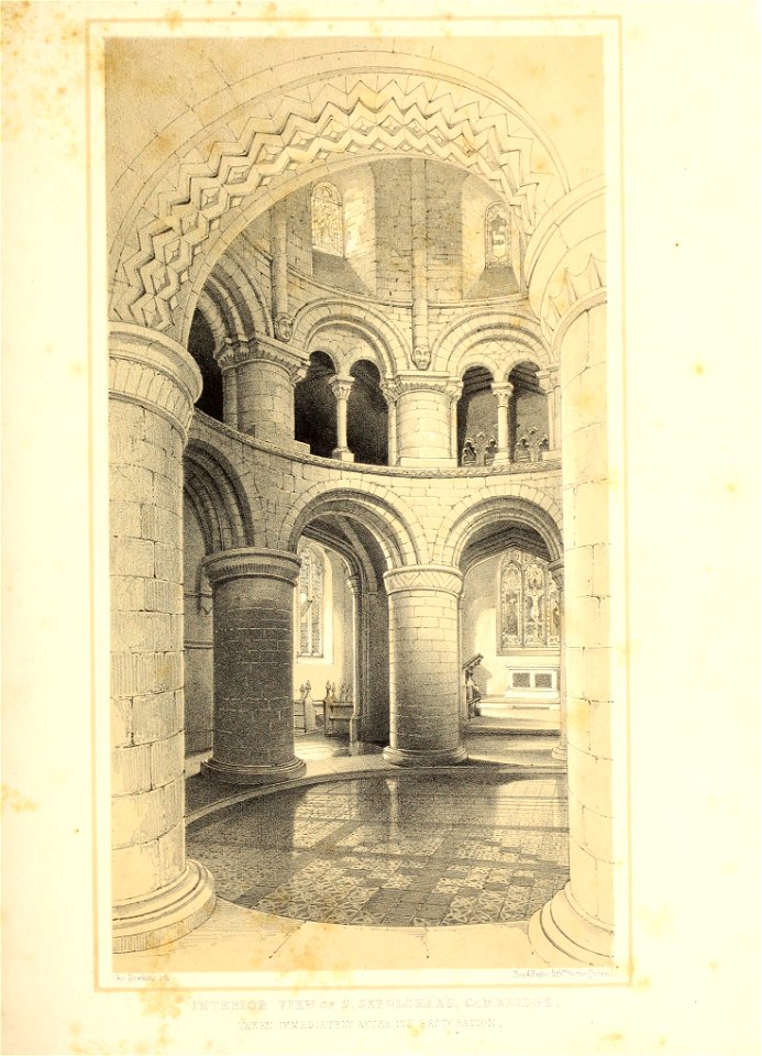 Round Church Cambridge illustrationsofm00camb 0401