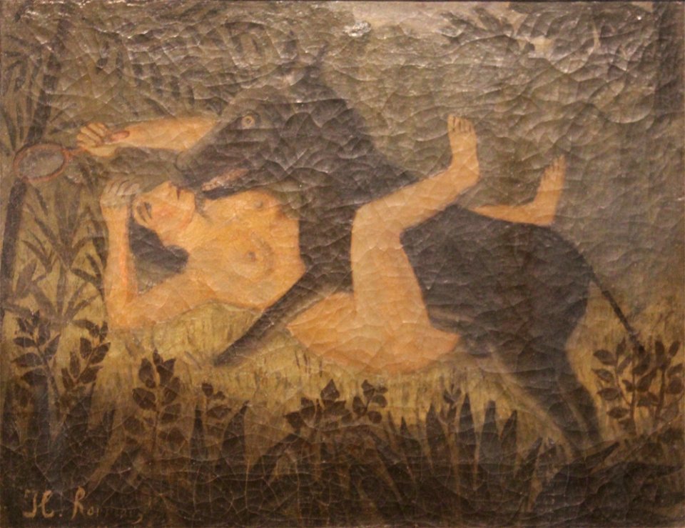Rousseau, Henri - The Beauty and The Beast - Sammlung Scharf Gerstenberg Berlin - 1908