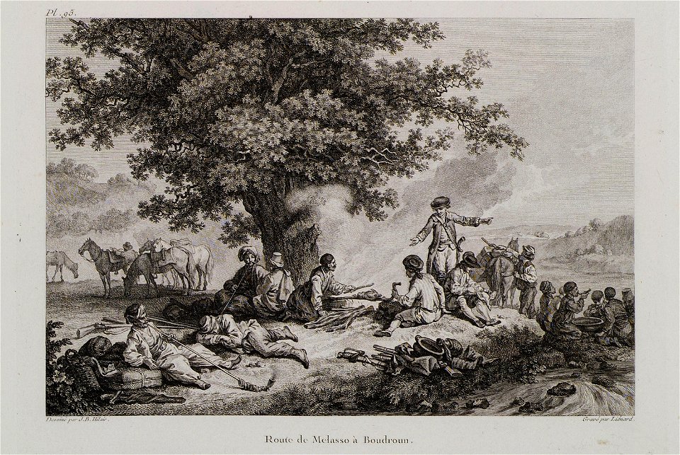 Route de Melasso à Bodroum (2) - Choiseul-gouffier Gabriel Florent Auguste De - 1782