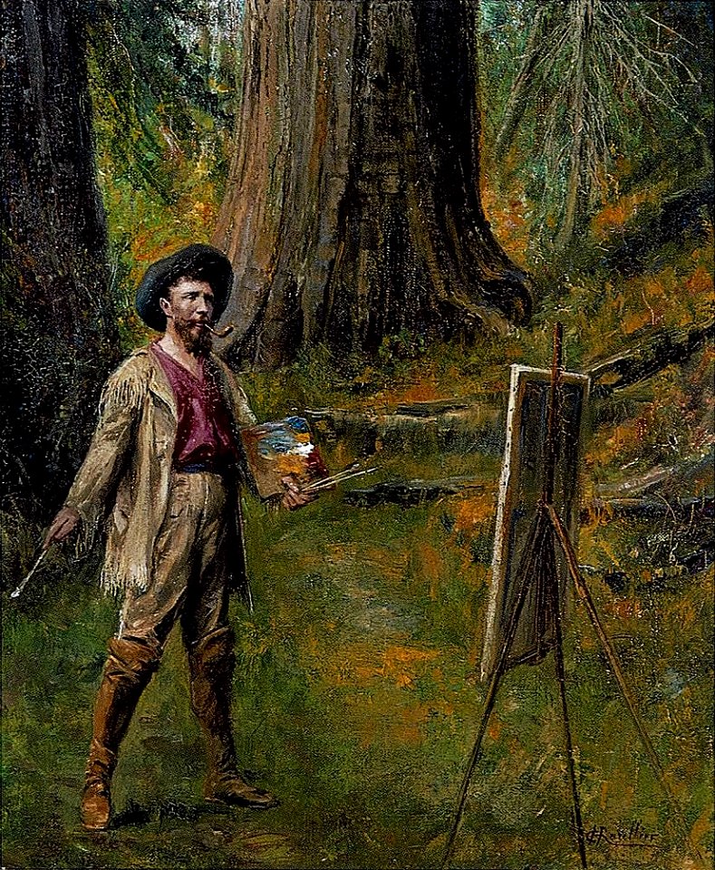 'Jules Tavernier Painting' by Christian Henri Roullier