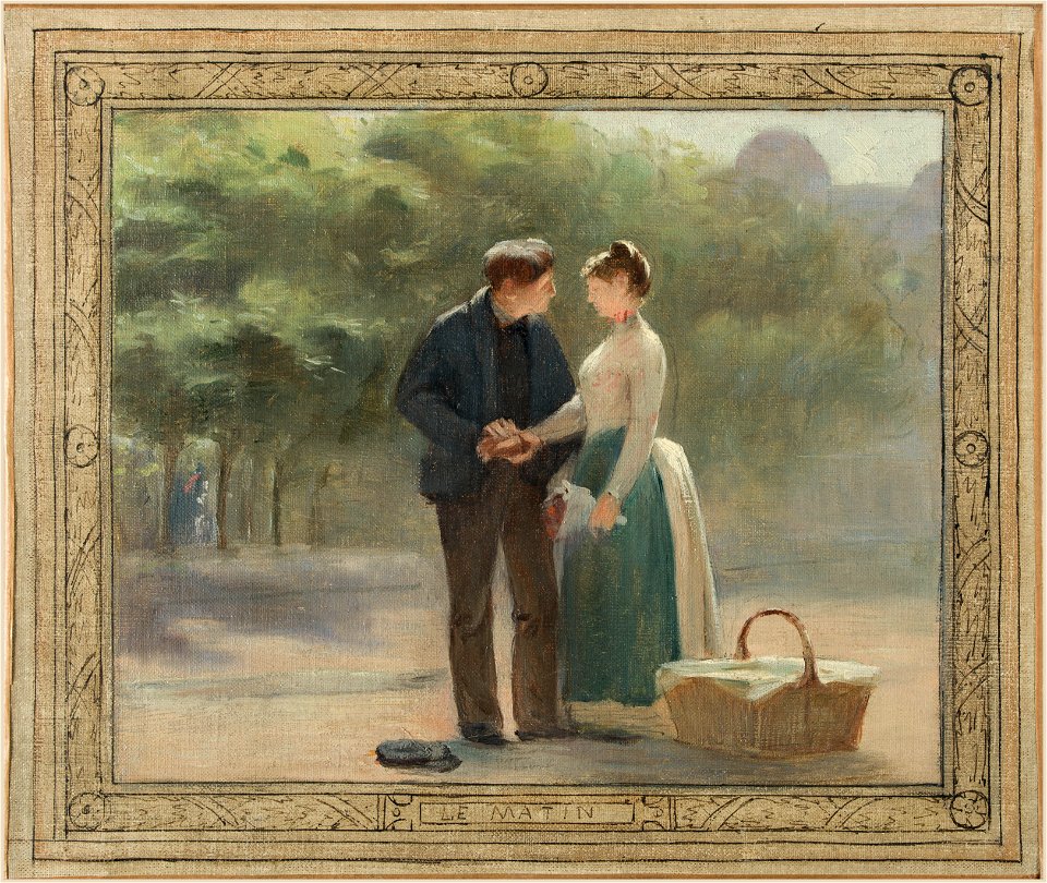Roussel-Géo - Esquisse pour la salle des mariages de la mairie du 14ème arrondissement , Le Matin - PPP4234 - Musée des Beaux-Arts de la ville de Paris