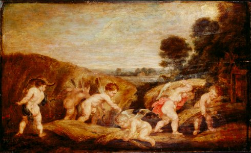 Rubens, Sir Peter Paul - Cupids Harvesting - Google Art Project