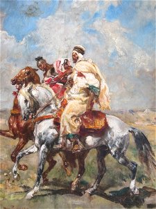 Rousseau, Henri Emilien - Los guerreros arabes -1922 MMBAV