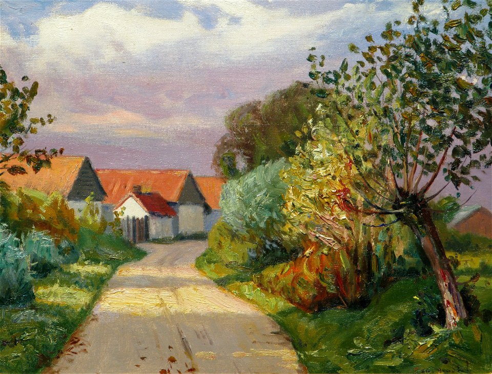 Landscape near Rang du Filiers by Charles Roussel